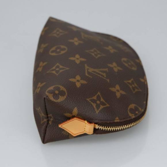 LOUIS VUITTON Monogram Pochette Cosmetic PM Cosmetic Pouch M47515 LV Auth ac3372 - Picture 4 of 16